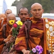 Monk Walk for Peace in NC