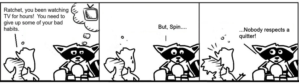 Ratchet & Spin: Quitter